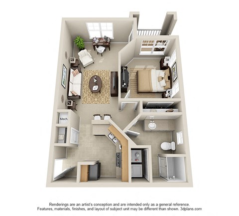 bedroom floor plan an opens up concept in this design