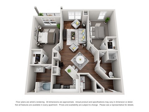 bedroom floor plan an open concept with a lot of natural light