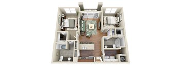 a floor plan of a 3 bedroom apartment with a bathroom and living room, transparent png