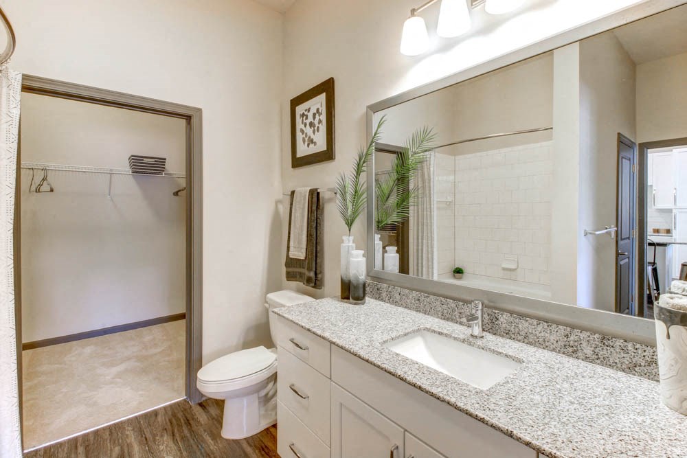 Walk-In Closet attached to bathroom at Portiva, Jacksonville, Florida