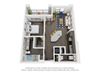 Inkwell Watters Creek A1F 1bed 1bath 828 sqft