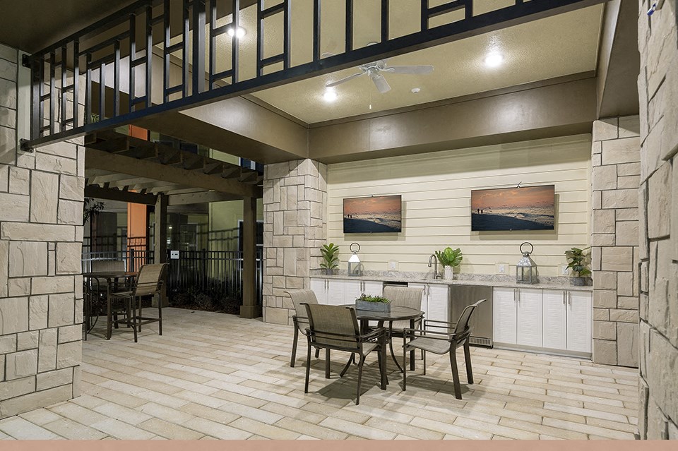 Poolside Lounge at Integra Sunrise Parc, Florida