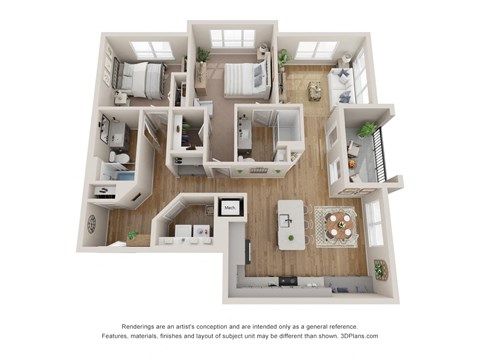 two bedroom apartment