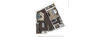 A1E 1BD 1 Bath 827 sqft