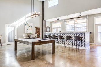 Clubroom Kitchen with Barstools - Photo Gallery 3