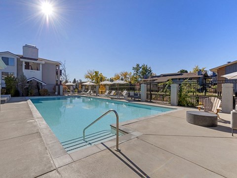 our apartments have a resort style pool at our apartments