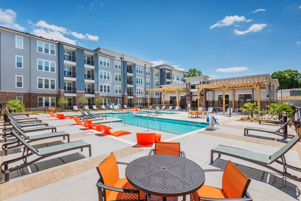 Exterior Pool with seating