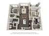 Metro University City B2D Floor Plan 1 Bed 1 Bath 1225 sq ft