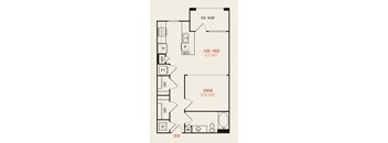 West Mockingbird A1A floor plan