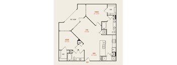 West Mockingbird B2D floor plan
