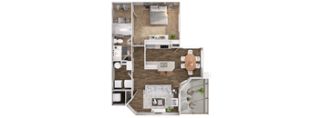 one bedroom apartment