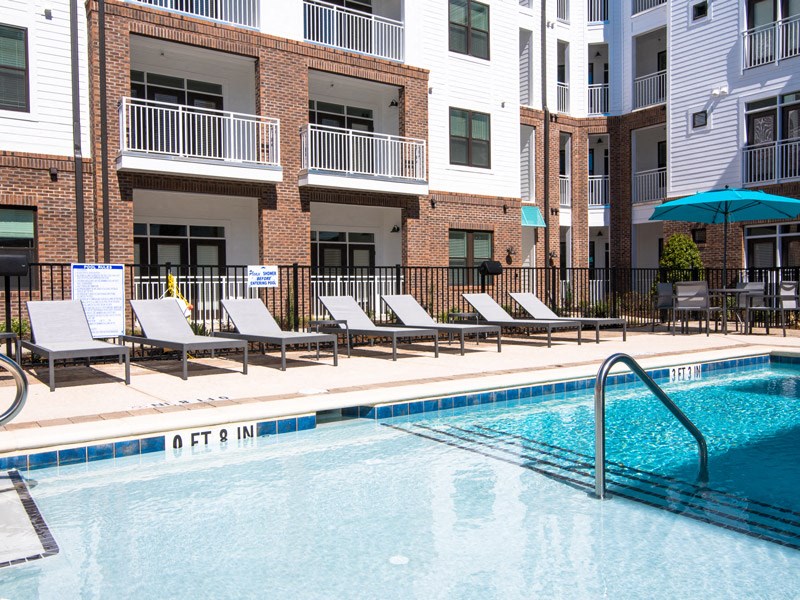 Cool Blue Swimming Pool at Mayfaire Flats, North Carolina, 28405
