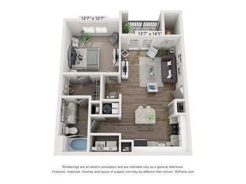 Parkstone at Indian Land A1A 1 Bedroom 1 Bathroom