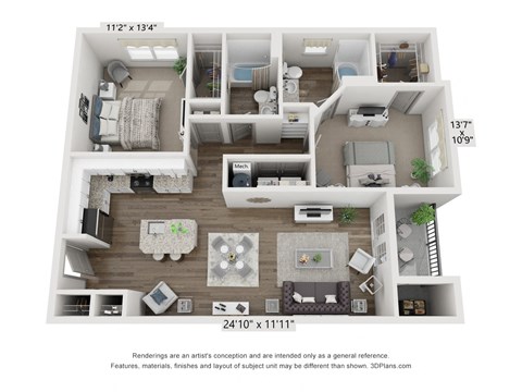 Parkstone at Indian Land B2A 2 Bedroom 2 Bathroom