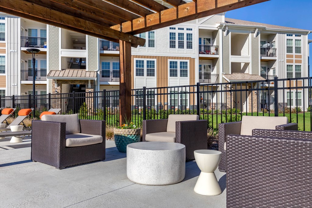 fire pit with seating