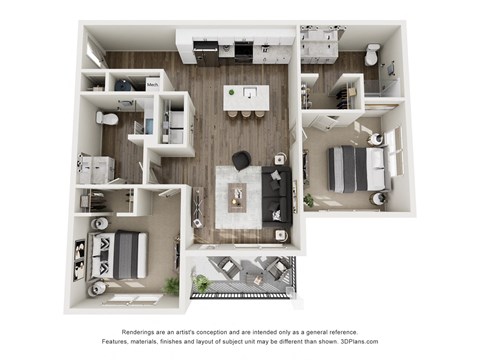 a 1 bedroom floor plan  sierra  2100 sq ft