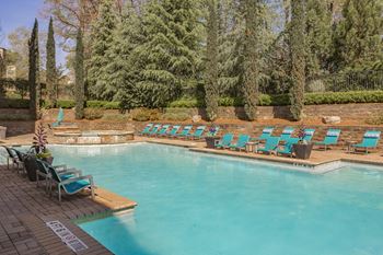 Poolside Cabanas for Lounging at Bell Perimeter Center, Atlanta, GA