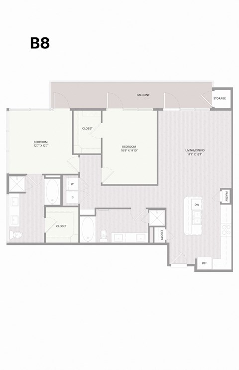 Promenade B2D floor plan
