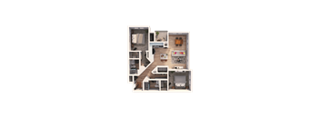 a floor plan of a house