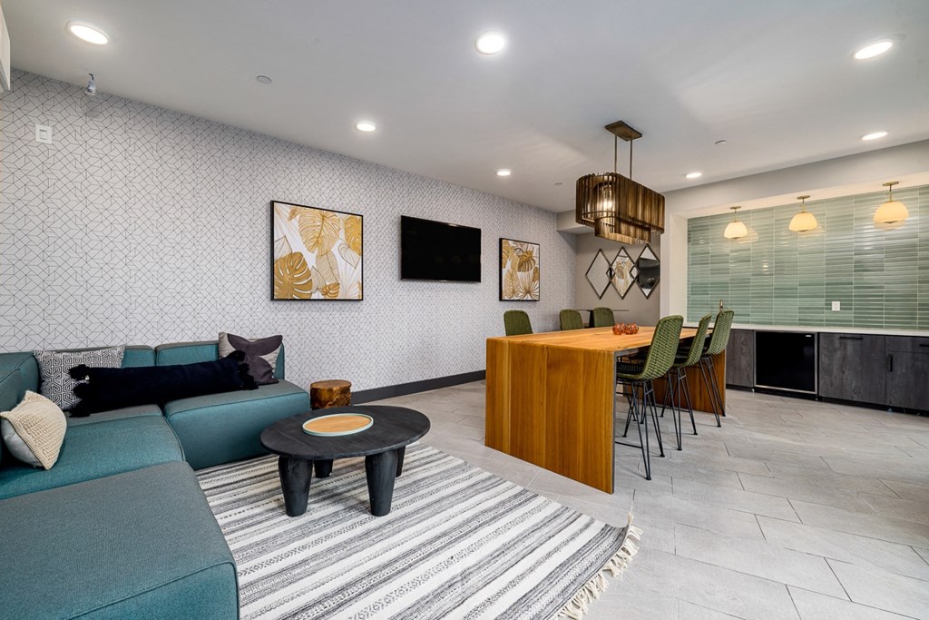 interior aqua lounge