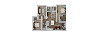 3 bedroom floor plan image