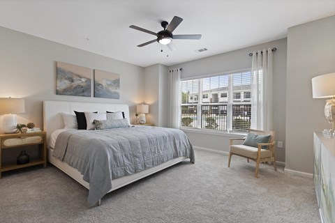 large bed in main bedroom