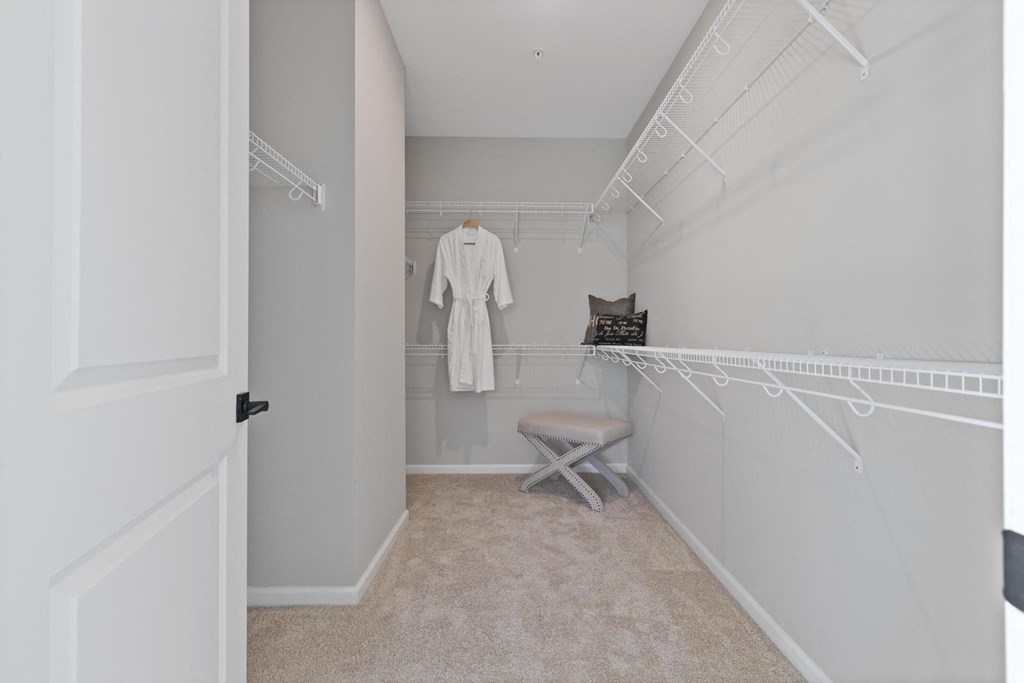 Large walk in closet
