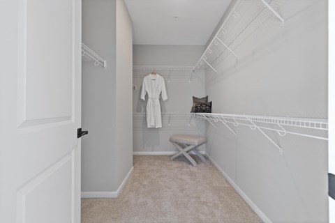 Large walk in closet
