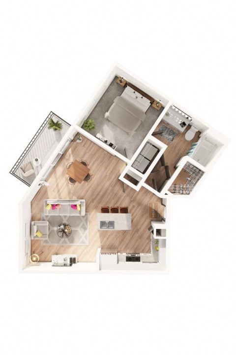 a floor plan of a house