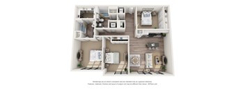 a three bedroom floor plan