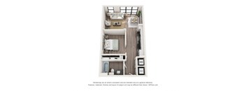 a studio floor plan