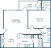 OneBedroom774sf OneBedroom774sf at Bell Brookfield, Greenville, South Carolina