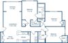 ThreeBedroomwithSunroom1351sf ThreeBedroomwithSunroom1351sf at Bell Brookfield, South Carolina, 29607