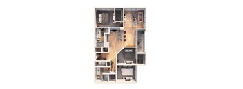a floor plan of a house
