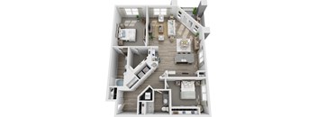 the outlook floor plan  cf residences  460 sq ft
