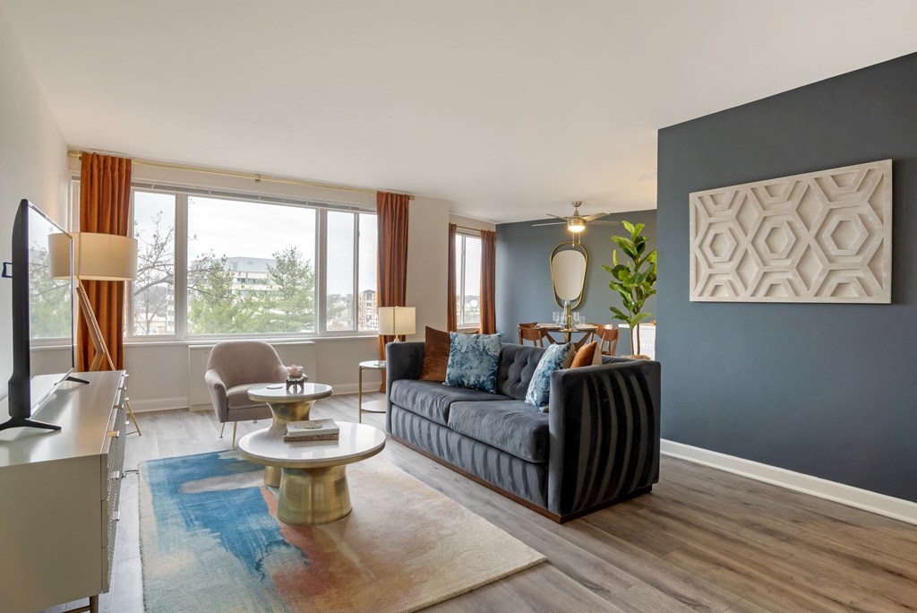 Shirlington House Model Living Room