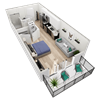 Sky 1 bedroom 1 bath