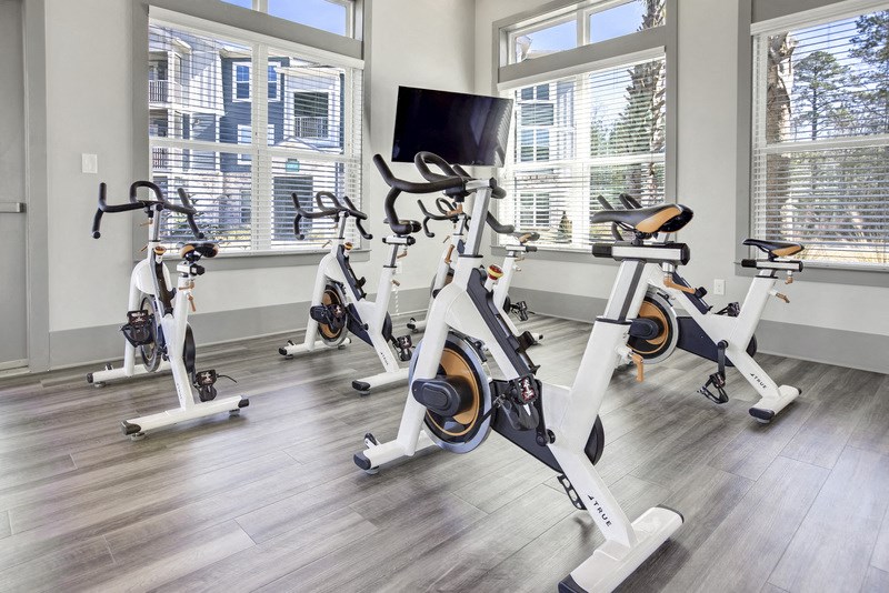 the residence in the gym