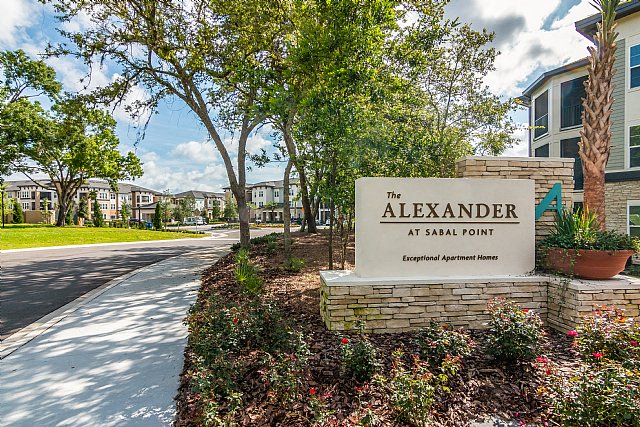 The Alexander at Sabal Point Entrance