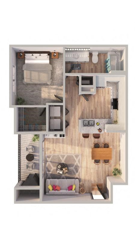 The Brodie A1A Floorplan