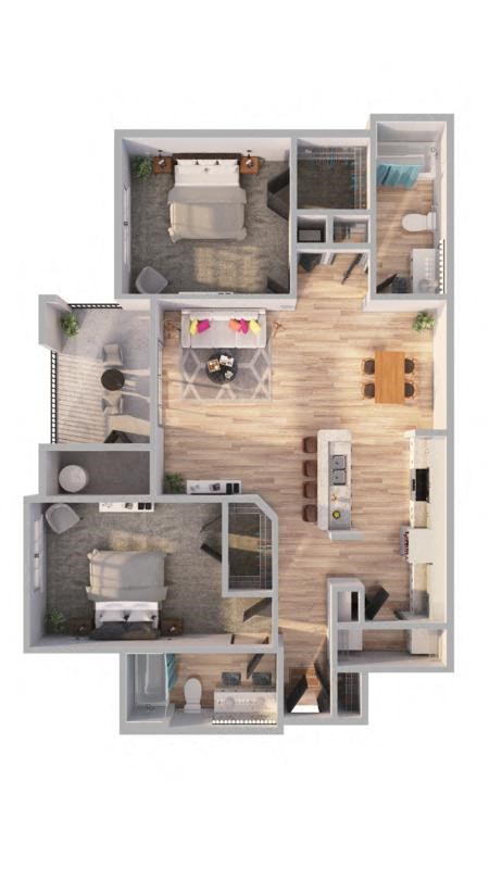 The Brodie B2A Floorplan
