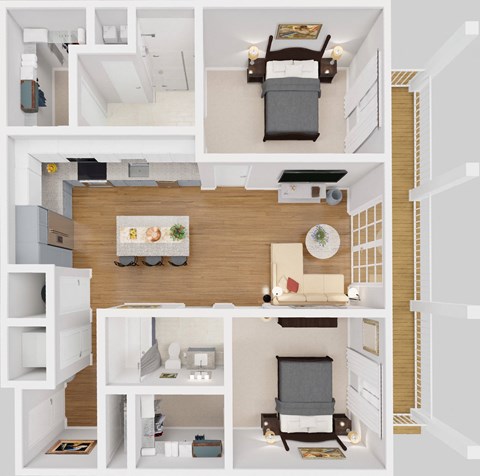 201 N Liberty Street Studio-3 Beds Apartment for Rent - Photo Gallery 48