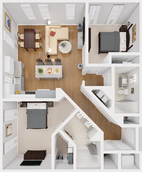 our apartments showcase a flexibility that is ideal for families