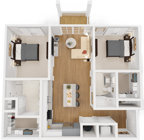 201 N Liberty Street Studio-3 Beds Apartment for Rent - Photo Gallery 47