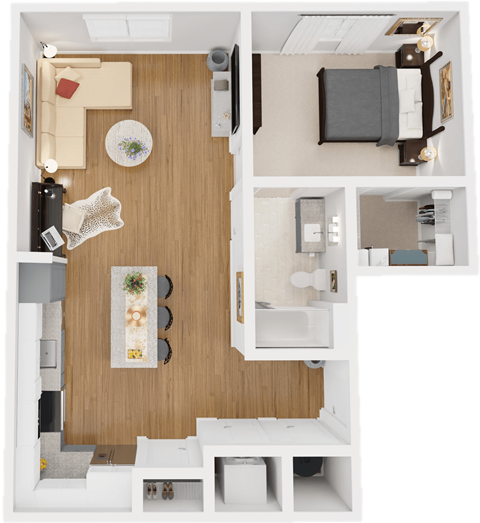 201 N Liberty Street Studio-3 Beds Apartment for Rent - Photo Gallery 45