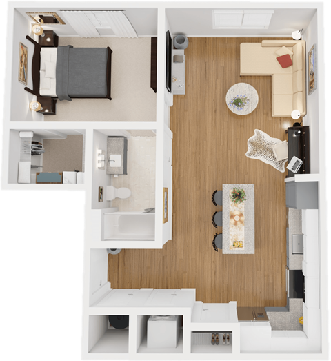 201 N Liberty Street Studio-3 Beds Apartment for Rent - Photo Gallery 39