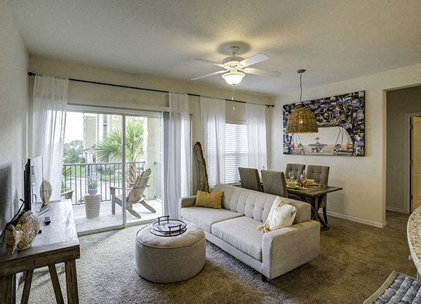 The Gate Apartments Model Unit Living Room - Photo Gallery 1