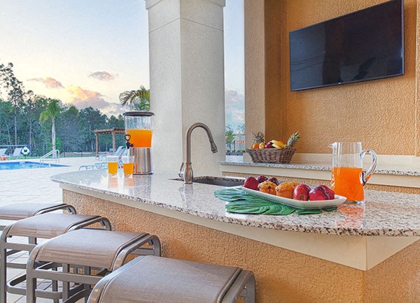 The Gate Apartments  Outdoor Kitchen