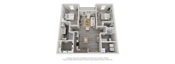 a two bedroom floor plan