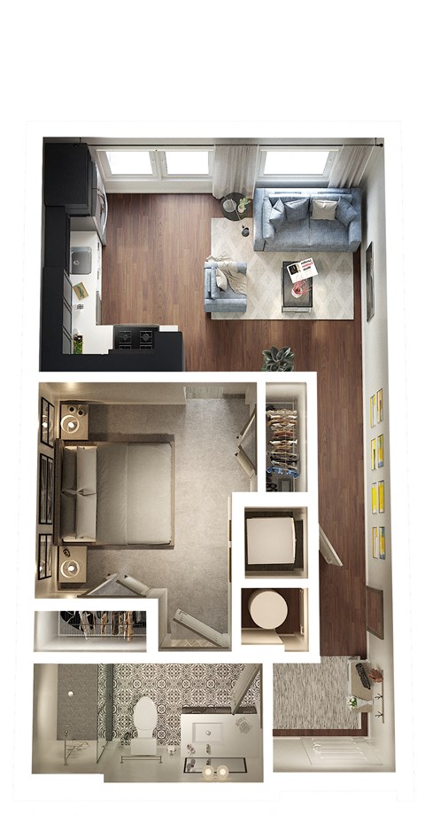 TheIrby_A1B_1b1b_557sqft_3D